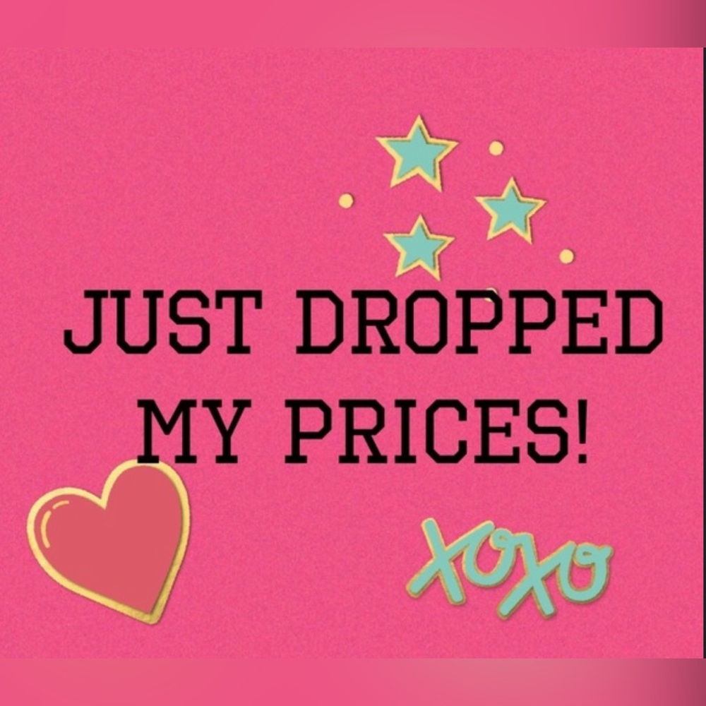 I just dropped the prices on several items in my closet. Check it out!